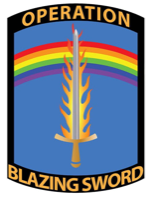 Operation Blazing Sword logo