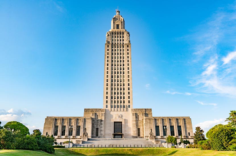 The Louisiana State Capitol in Baton Rouge